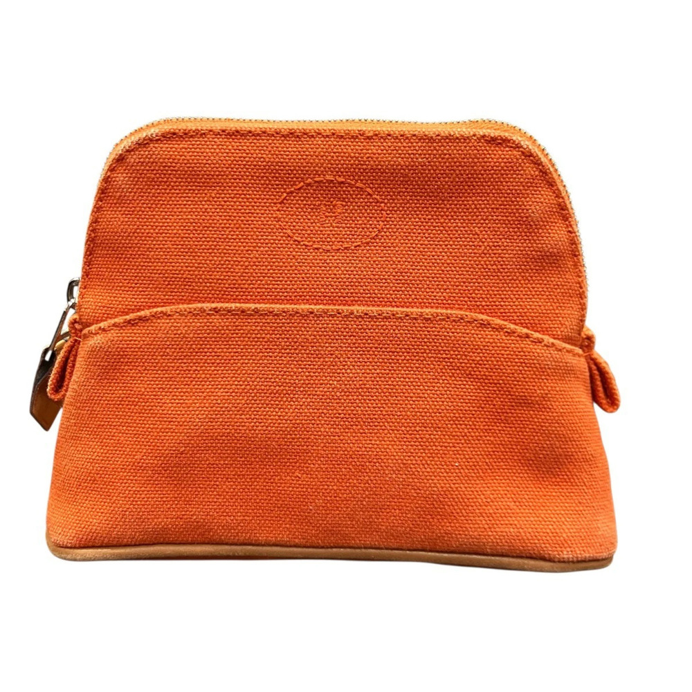 Hermes Bolide Pouch, Mini Handbag, Cotton